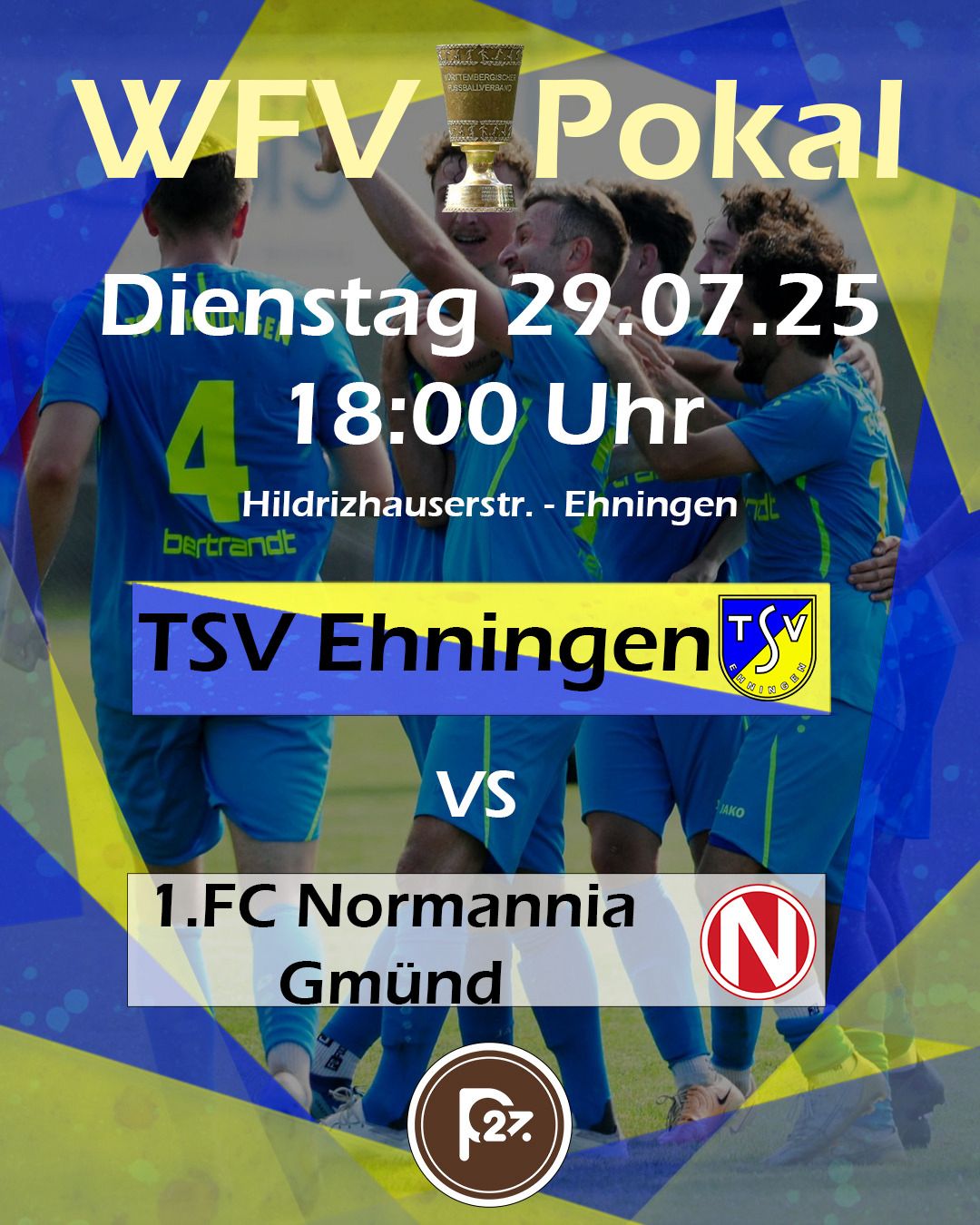 Mehr über den Artikel erfahren Oberligist auf der Schalkwiese zu Gast – WfV-Pokal bereits am Dienstag um 18 h