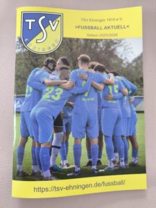 Mehr über den Artikel erfahren Neues Stadionheft/Ehninger Fußballfreunde