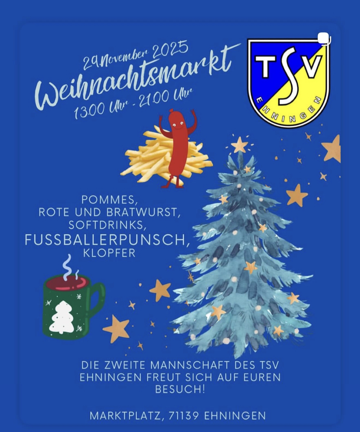Mehr über den Artikel erfahren Besuch auf dem Ehninger Weihnachtsmarkt