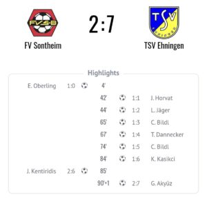 Mehr über den Artikel erfahren Kantersieg in der Ferne