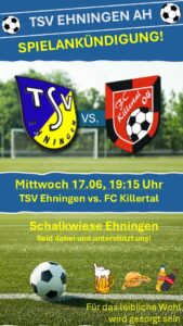 Mehr über den Artikel erfahren AH Spiel am 17.06.