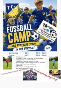 Mehr über den Artikel erfahren Das 28. KWE-Jugendfußball-Camp des TSV Ehningen 2026
